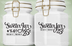 Swear Jar (Two Versions) Svg - Etsy Uk with regard to Swear Jar Label Printable