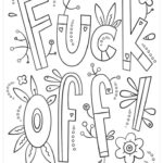 Swear Words   Free Printable Adult Coloring Page | Coloring Page In Free Printable Adult Swear Word Coloring Pages Disney
