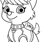 Sweetie From Paw Patrol Coloring Page | Easy Drawing Guides With Regard To Free Printable Paw Patrol Coloring Page