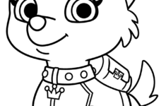 Sweetie From Paw Patrol Coloring Page | Easy Drawing Guides with regard to Free Printable Paw Patrol Coloring Page