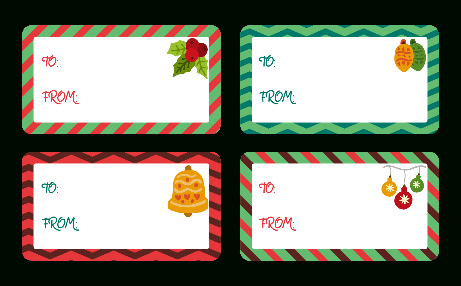 Tags Editable Free Printable Gift Tag Templates For Word, Free in Free Printable Holiday Labels