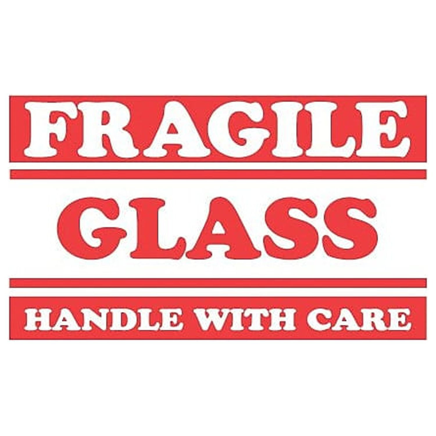 Tape Logic Fragile Labels For Office Packages - Walmart Business with regard to Glass Fragile Label Printable