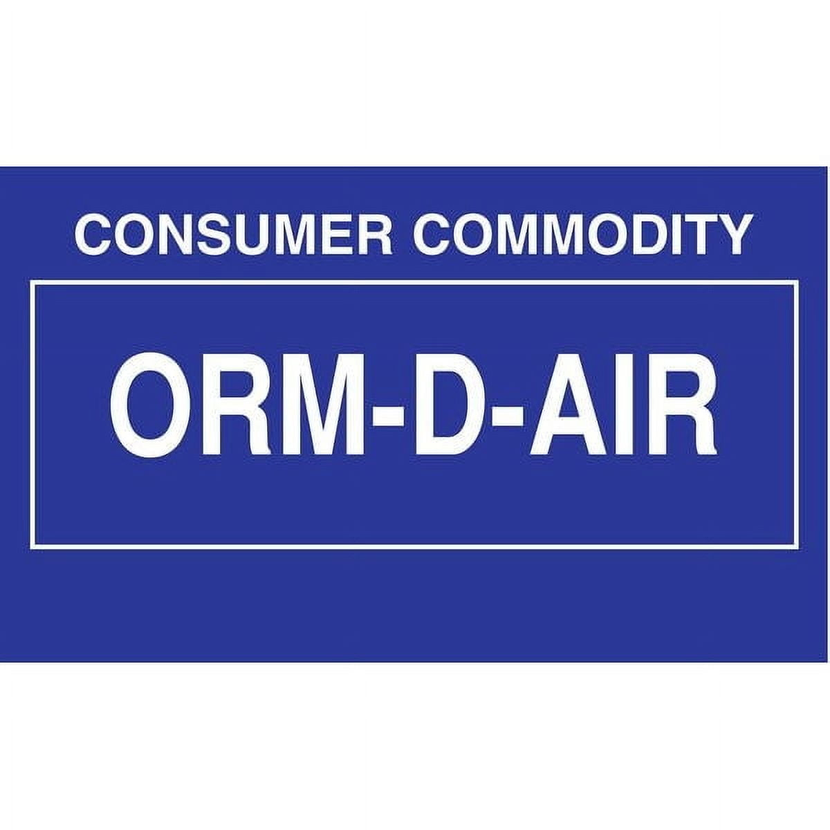 Tapecase Dot Handling Label,Orm-D,2-1/2&amp;quot; W,Pk50 16V020 - Walmart regarding Orm-D Label Printable Free