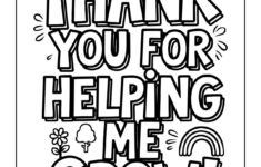 Teacher Appreciation Coloring Pages – Fun Printables To Say Thank with regard to Free Printable Thank You Teacher Coloring Pages