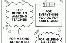 Teacher Appreciation (Free Printable!) | Abcmouse in Free Printable Thank You Teacher Coloring Pages