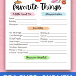 Teacher Appreciation Gift Questionnaire   Free Printable Within Free Printable Teacher Appreciation Questionnaire