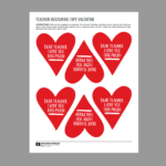 Teacher Valentines   Free Printable For Easy Teacher'S Valentine Gift With Regard To Free Printable Valentines Cards For Teachers