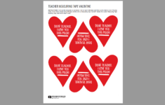 Teacher Valentines - Free Printable For Easy Teacher'S Valentine Gift with regard to Free Printable Valentines Cards For Teachers