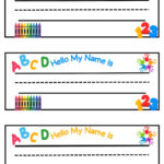 Teacher'S Printable Name Tags: Fun Labels For Todd & Preschool With Regard To Free Printable Preschool Name Labels