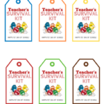 Teacher'S Survival Kit Free Printable Gift Tags | Baking You Happier With Free Printable Teacher Survival Kit Label Printable