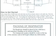 Template Of A Gas Mask Box for Ww2 Gas Mask Box Label Printable