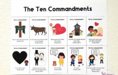 Ten Commandments For Kids- Simple 10 Commandments Printable inside Free Printable 10 Commandments For Kids