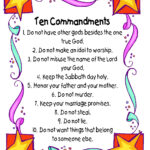 Ten Commandments Poster | Please Visit Kathyahutto With Regard To Free Printable 10 Commandments For Kids