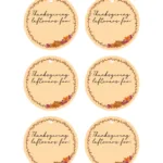 Thanksgiving Gift Tags   4 Free Printable Designs Inside Thanksgiving Labels Free Printable