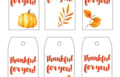 Thanksgiving Printable Gift Tags - South Georgia Style throughout Free Printable Thanksgiving Labels