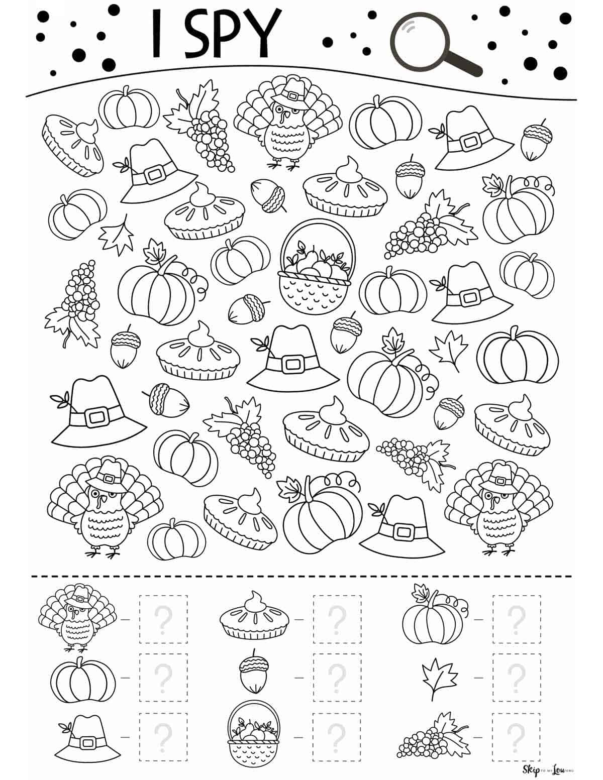 Thanksgiving Worksheets | Skip To My Lou in Free Printable Worksheets For Thanksgiving