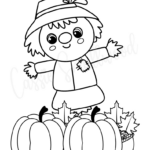 The Best Scarecrow Coloring Pages   Cassie Smallwood In Free Printable Scarecrow Coloring Pages