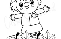 The Best Scarecrow Coloring Pages - Cassie Smallwood in Free Printable Scarecrow Coloring Pages