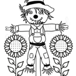 The Best Scarecrow Coloring Pages   Cassie Smallwood Regarding Free Printable Scarecrow Coloring Pages