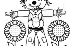 The Best Scarecrow Coloring Pages - Cassie Smallwood regarding Free Printable Scarecrow Coloring Pages