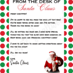 The Cutest Letters From Santa   Cassie Smallwood In Free Printable From Santa Letter