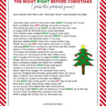 The Left Right Christmas Game {With Story + Print}| Lil' Luna In Free Printable Left Right Christmas Games