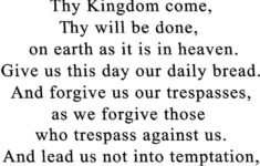 The Lord Prayer - 12 Free Pdf Printables | Printablee pertaining to Free Printable The Lords Prayer