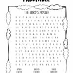 The Lord Prayer   12 Free Pdf Printables | Printablee With Free Printable The Lord'S Prayer Activity Sheets