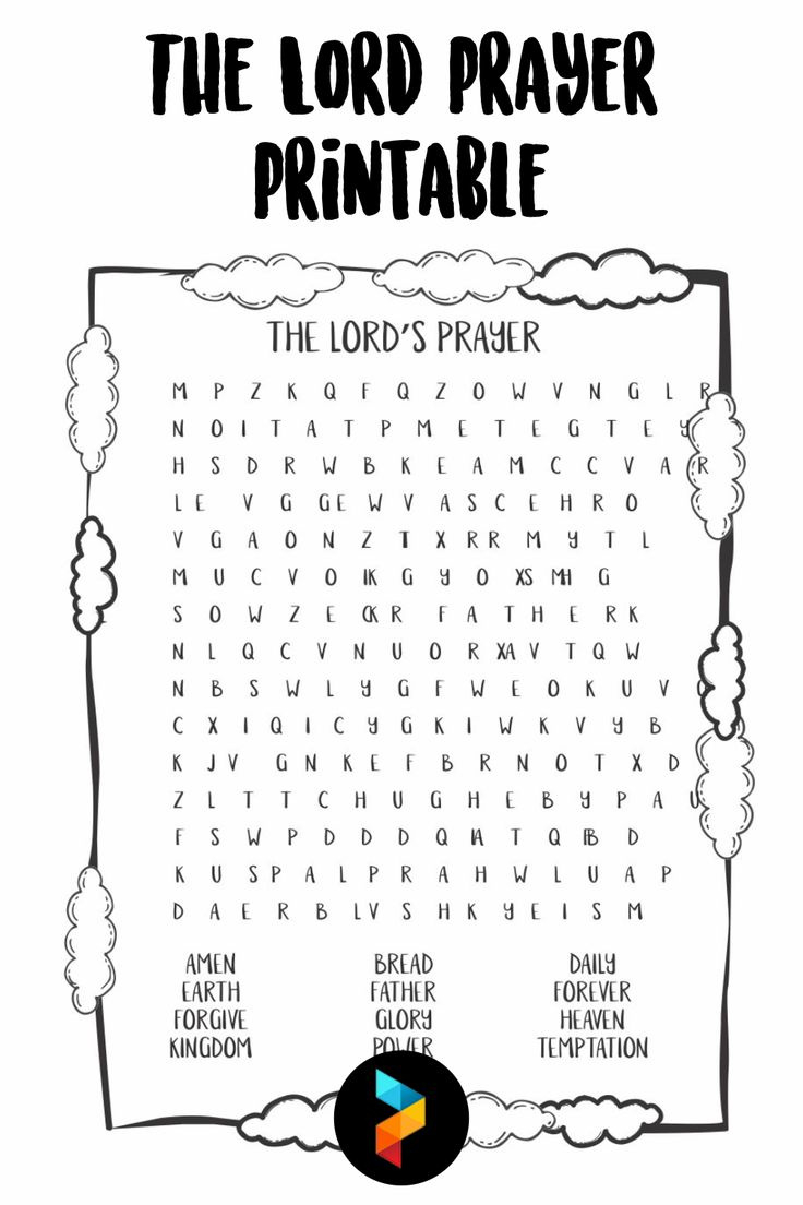 The Lord Prayer - 12 Free Pdf Printables | Printablee with Free Printable The Lord&amp;#039;S Prayer Activity Sheets