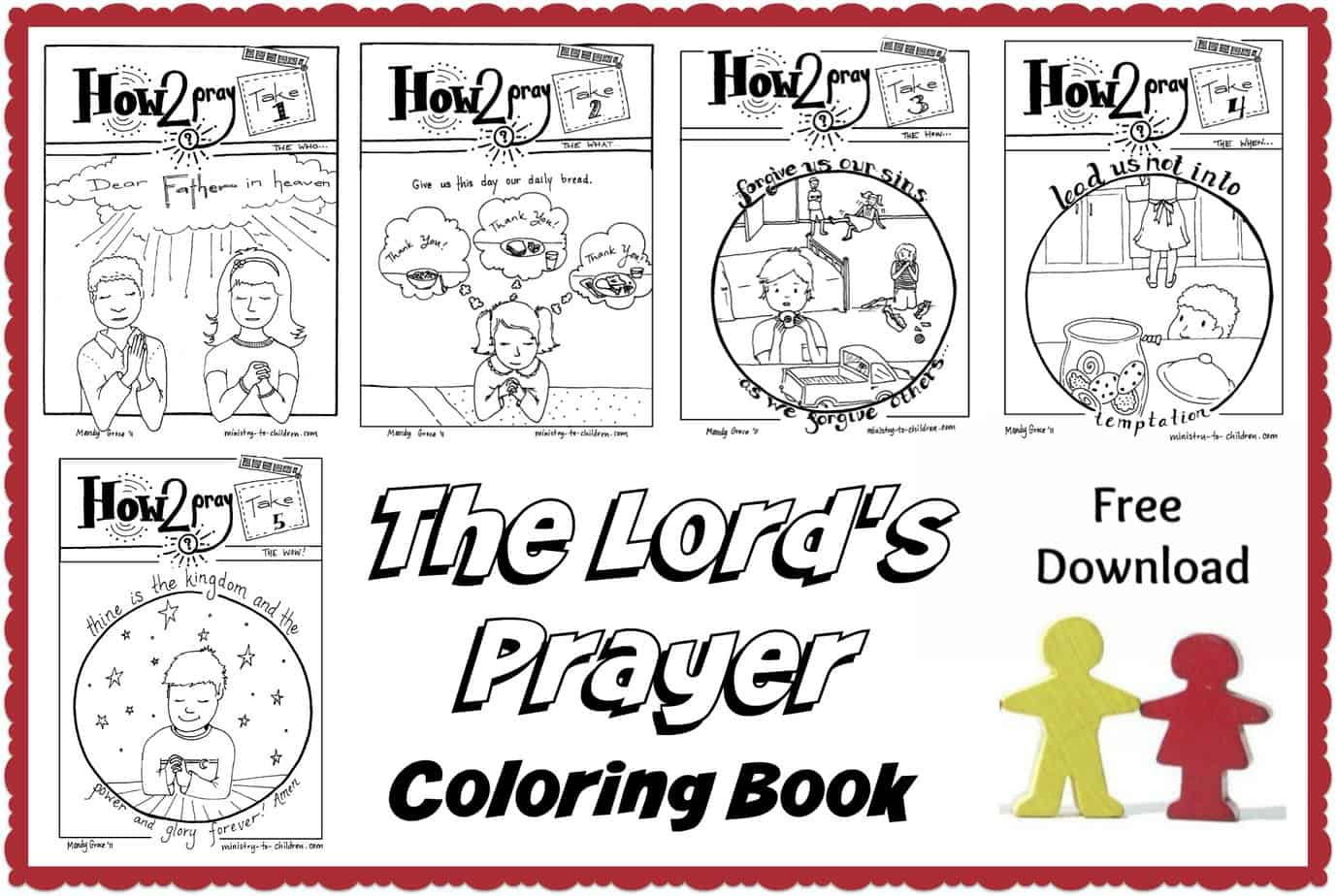 The Lord&amp;#039;S Prayer For Kids - Free Lessons, Activities, &amp;amp; Coloring with regard to Free Printable The Lord&amp;#039;S Prayer Activity Sheets