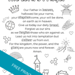 The Lord'S Prayer Printable For Kids   Out Upon The Waters Throughout Free Printable The Lord'S Prayer Activity Sheets