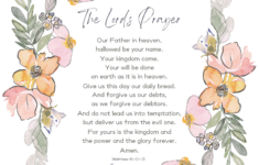 The Lord'S Prayer Printable Pdf - Free Bible Wall Art - Kindly with Free Printable The Lords Prayer