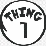 Thing 1   Thing 1 Label   Cleanpng Within Thing 1 Thing 2 Label Printable