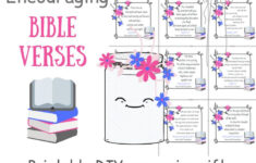 This Printable Diy Kit Of 365 Encouraging Bible Verses Is with Free Printable 365 Bible Verses Printable