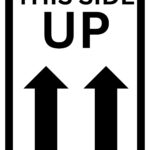 This Side Up 4"X6" Printable Thermal Shipping Label Design   Etsy With This Side Up Label Printable