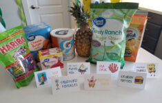 Throw The Ultimate Spongebob Birthday Party In Four Easy Steps with Free Printable Spongebob Food Labels