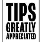 Tip Jar Signs   12 Free Printables | Printabulls Pertaining To Free Printable Tip Jar Signs