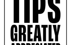 Tip Jar Signs - 12 Free Printables | Printabulls regarding Free Printable Tip Jar Label