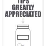 Tip Jar Signs   12 Free Printables | Printabulls Throughout Free Printable Tip Jar Signs
