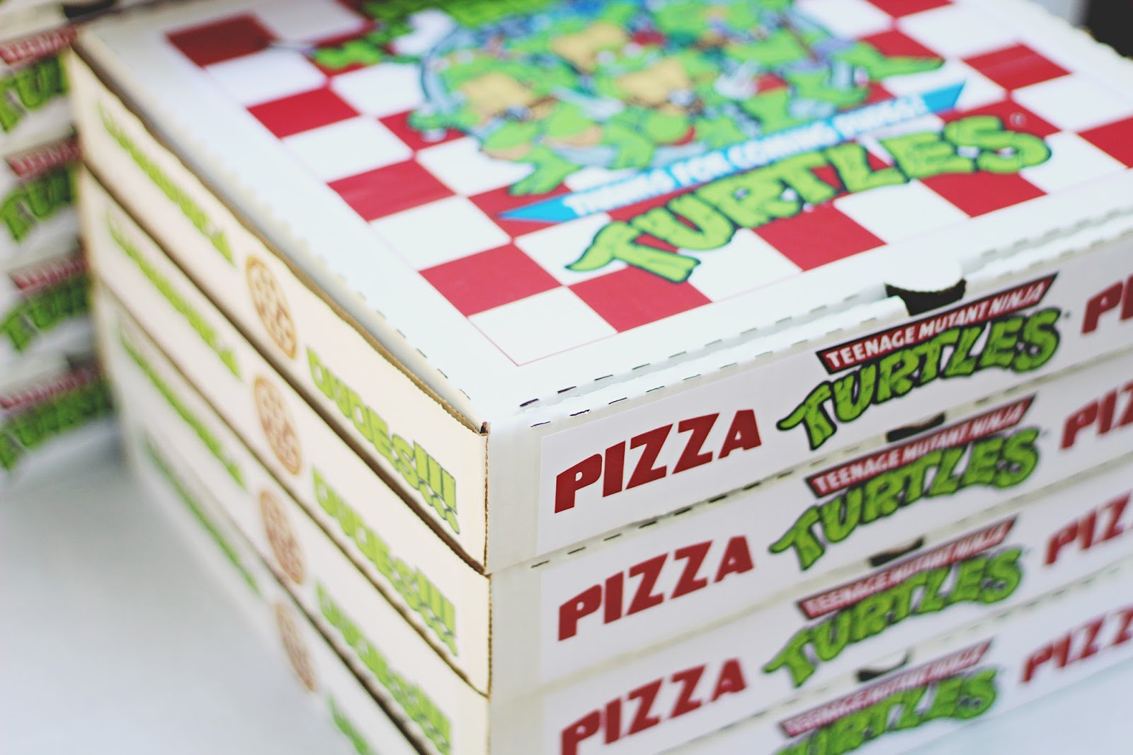 Tmnt 4Th Birthday with Printable Ninja Turtle Pizza Box Label Free