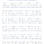 Tracing Alphabet Letters (Printable Handwriting Worksheets) – Free Pertaining To Free Printable Tracing Alphabet Letters