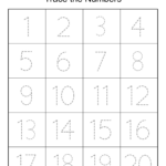 Tracing Numbers (Free Printable Practice Pdf Worksheets) – Free Within Free Printable Tracing Preschool Worksheets