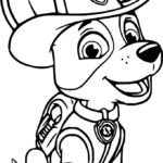 Tracker Paw Patrol Coloring Pages Regarding Free Printable Full Size Paw Patrol Coloring Pages