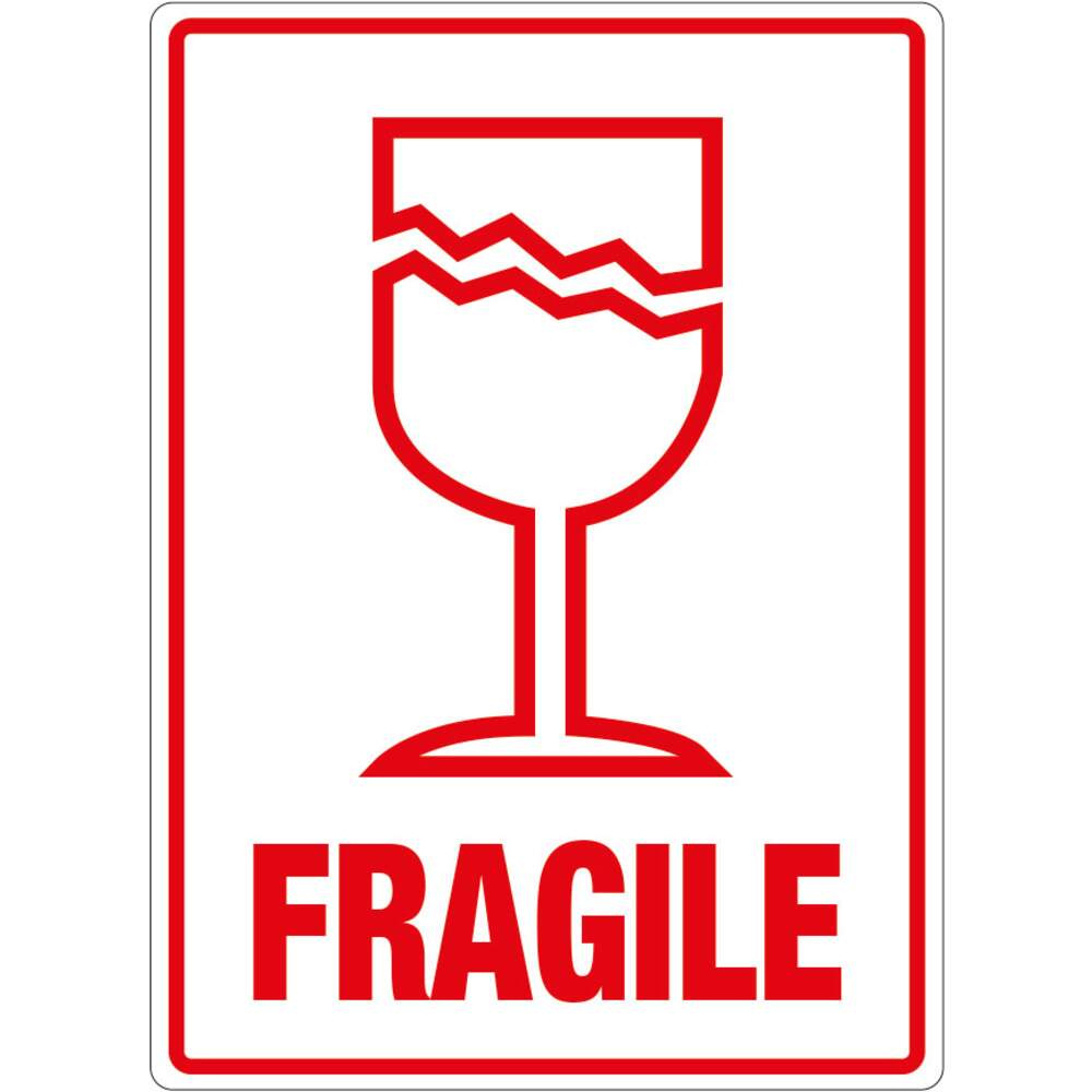 Transpal® Fragile Labels, 108 X 79Mm | Ruffles Packaging regarding Fragile Label Printable