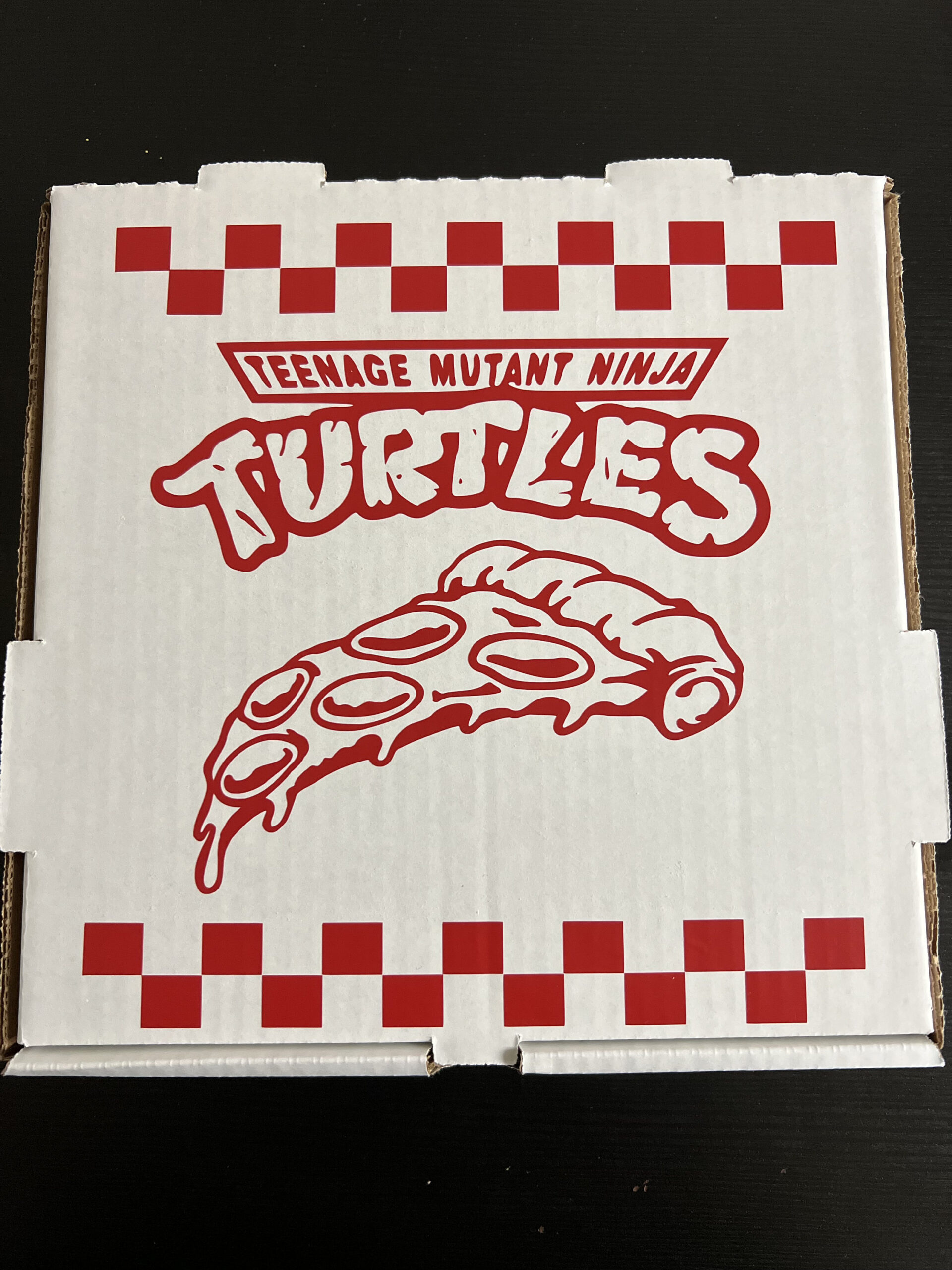 Turtle Pizza Box Birthday Party Pizza Box - Etsy Hong Kong intended for Printable Ninja Turtle Pizza Box Label Free