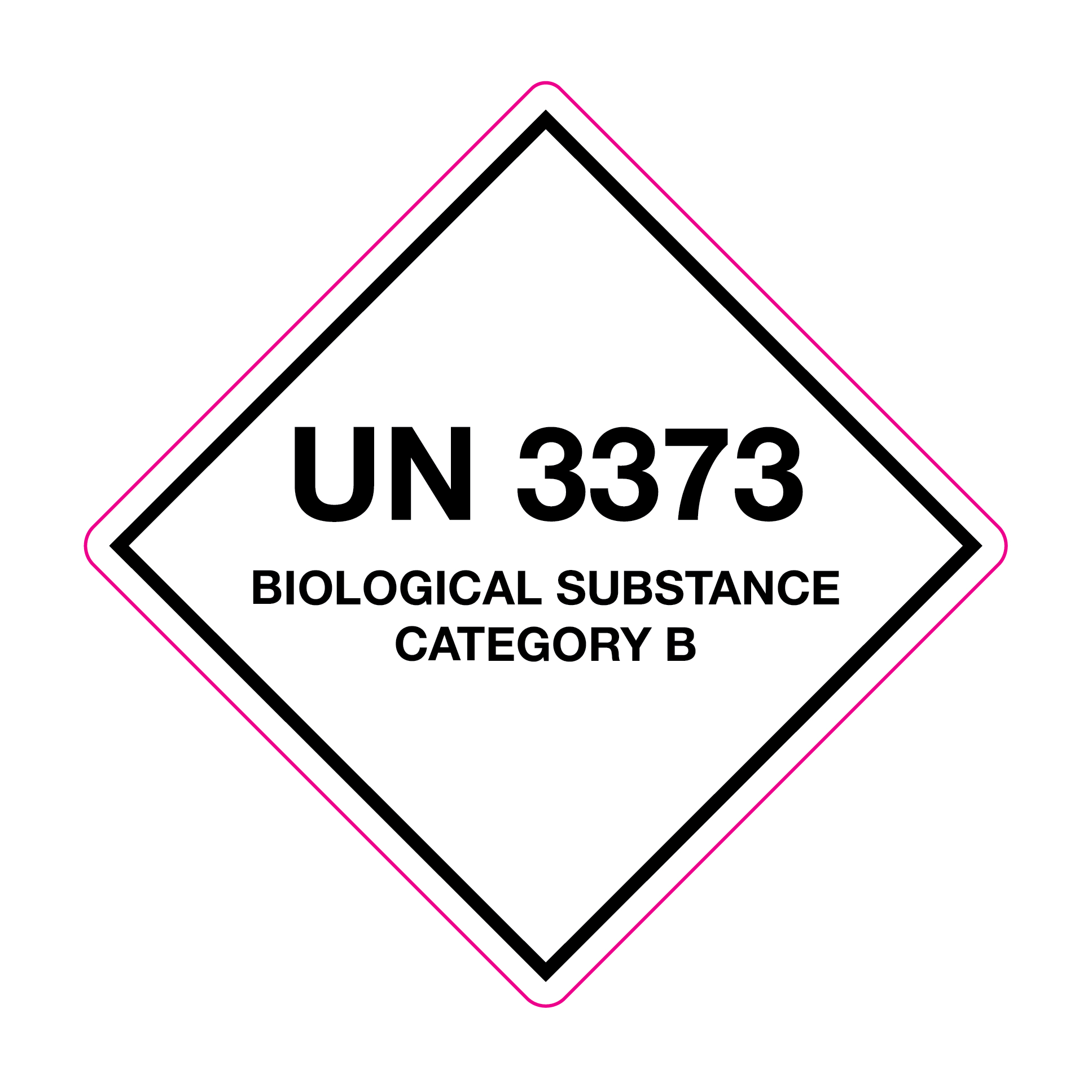 Un 3373 Biological Substance Labels 100X100Mm | Labels Online intended for Un3373 Label Printable