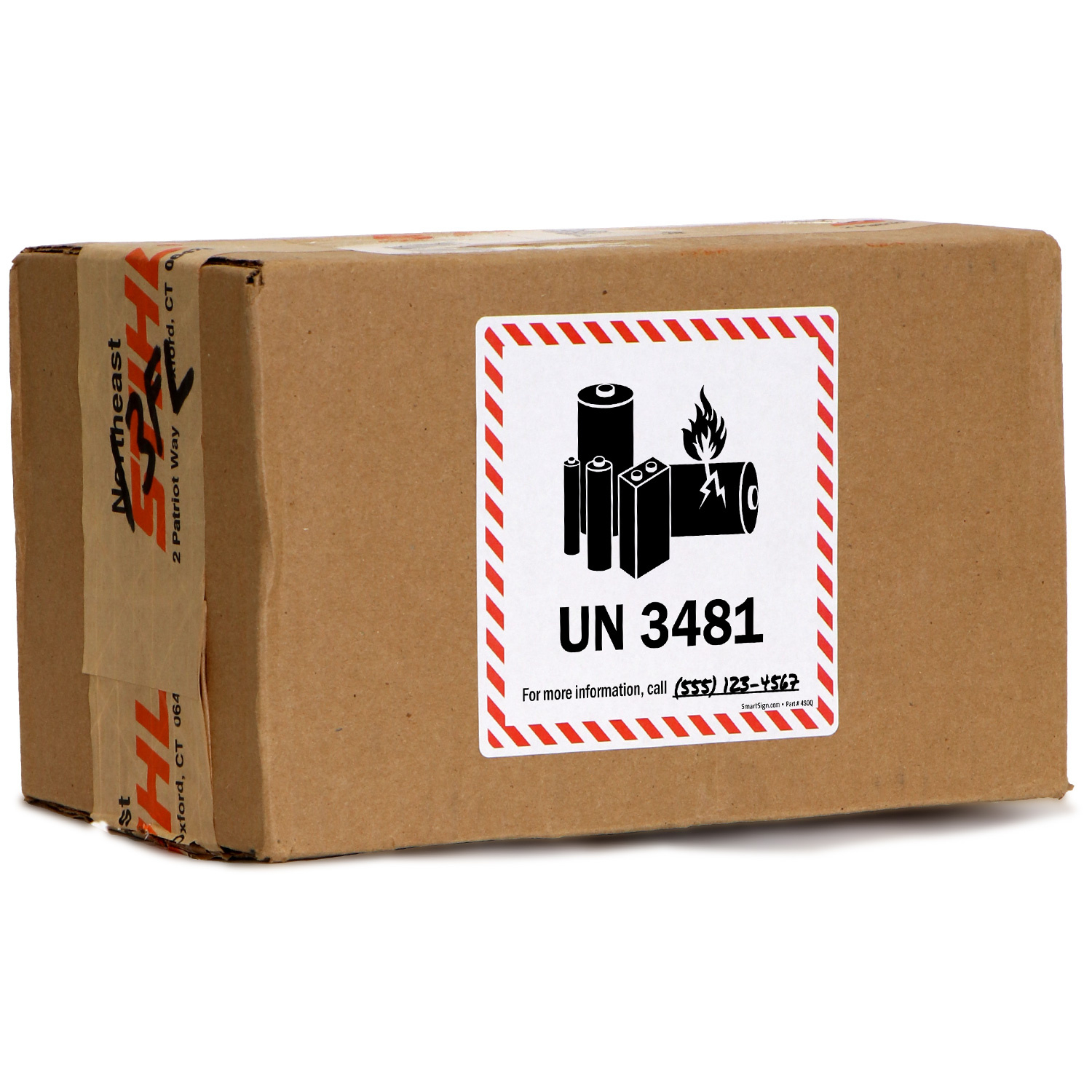 Un 3481 Label - Lithium Battery Labels, 250 Labels/Roll, Sku: Lb-2997 within Un 3481 Label Printable