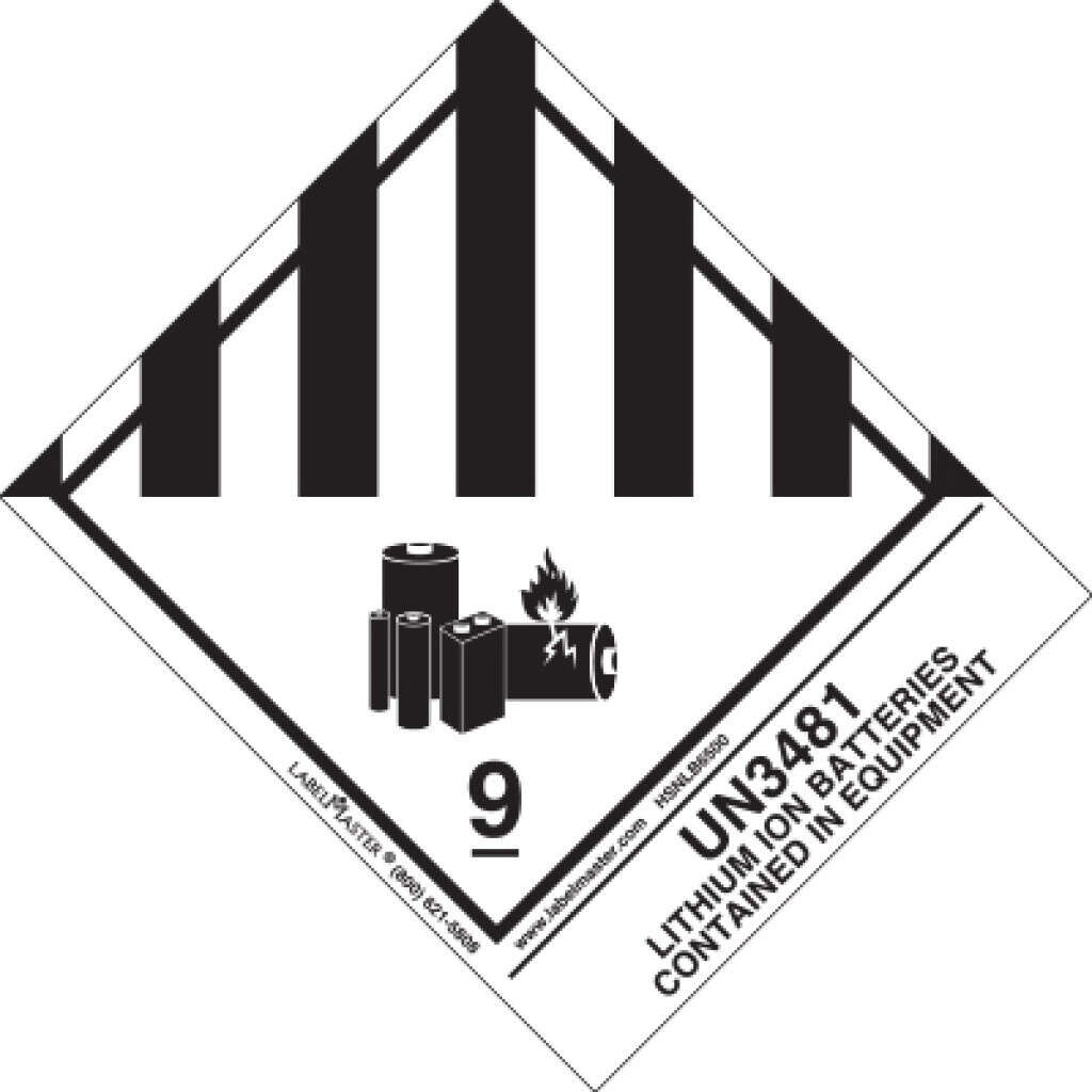 Un3481 Lithium Batteries Labels with regard to Un3481 Label Printable Usps