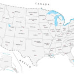 United States Map With Capitals   Gis Geography With Printable Map Of The Us States Labeled