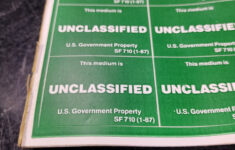 Us Government "Unclassified Property" Sticker Sheet (X8 Stickers regarding Sf 710 Unclassified Label Printable